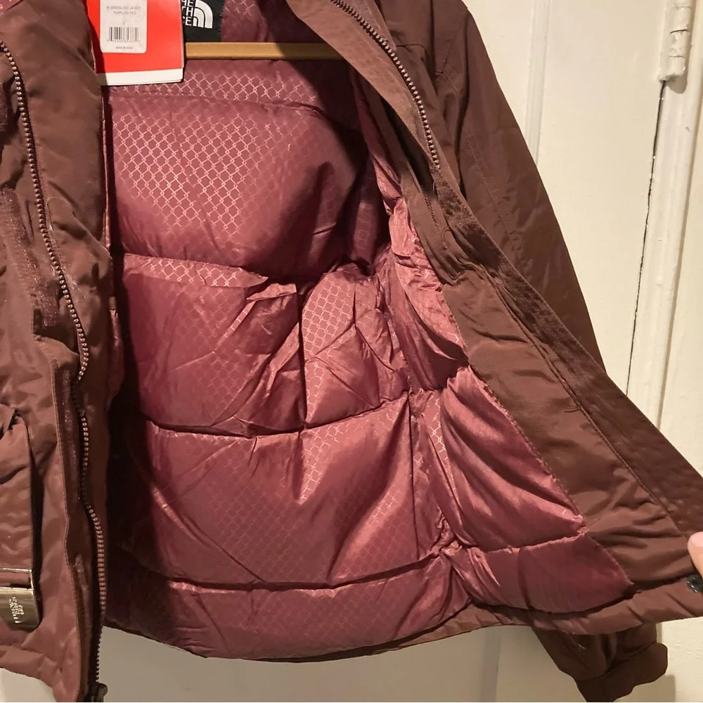 The North Face Womens 550 Goose Down Hooded Jacket - Greenland - Small - Picture 8 of 8